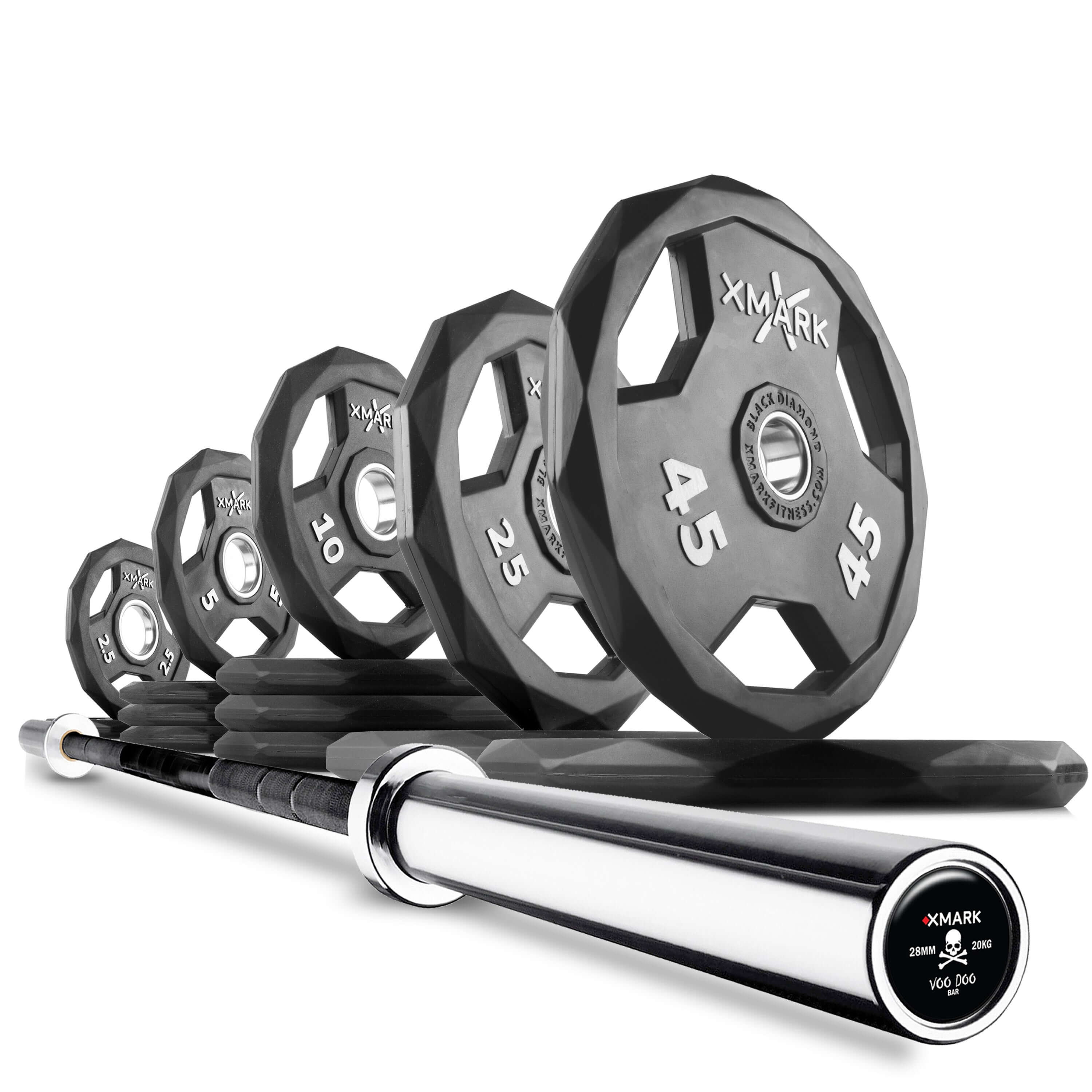 Black Diamond Olympic Weight Plates and Olympic Barbell Sets