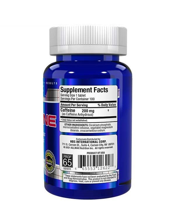 AllMax Caffeine 100 Tablets