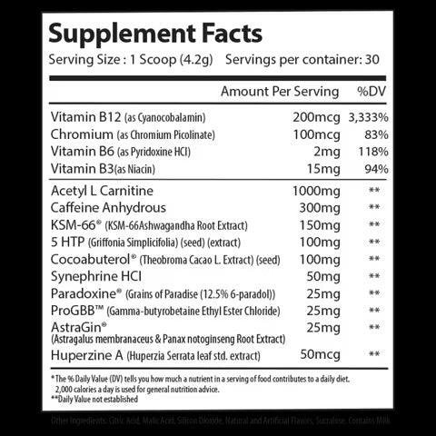 Alpha Supps Cuts Advance Thermogenic Formula