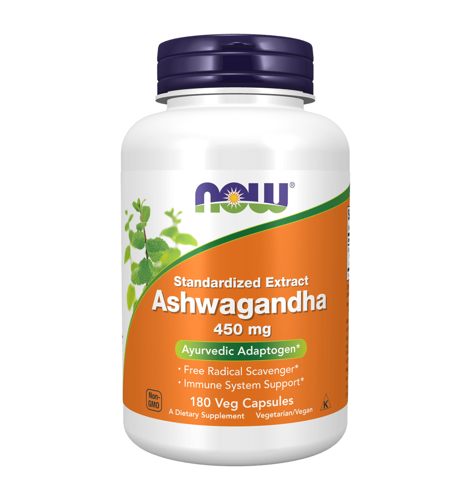 Now Ashwagandha Standardized Extract 450mg