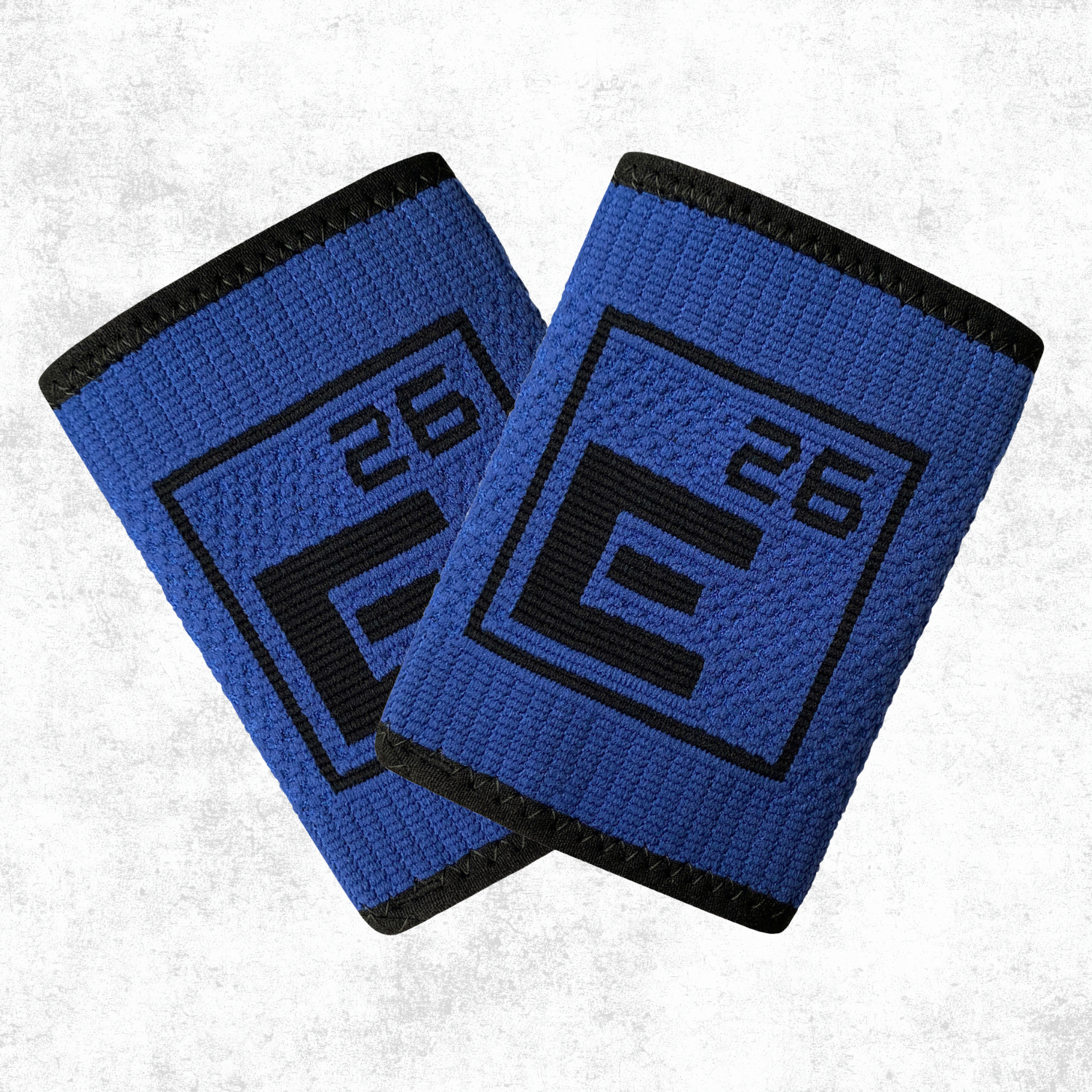 Element 26 Wrist Sweat Bands in blue fabric, designed for better grip and enhanced athletic performance.