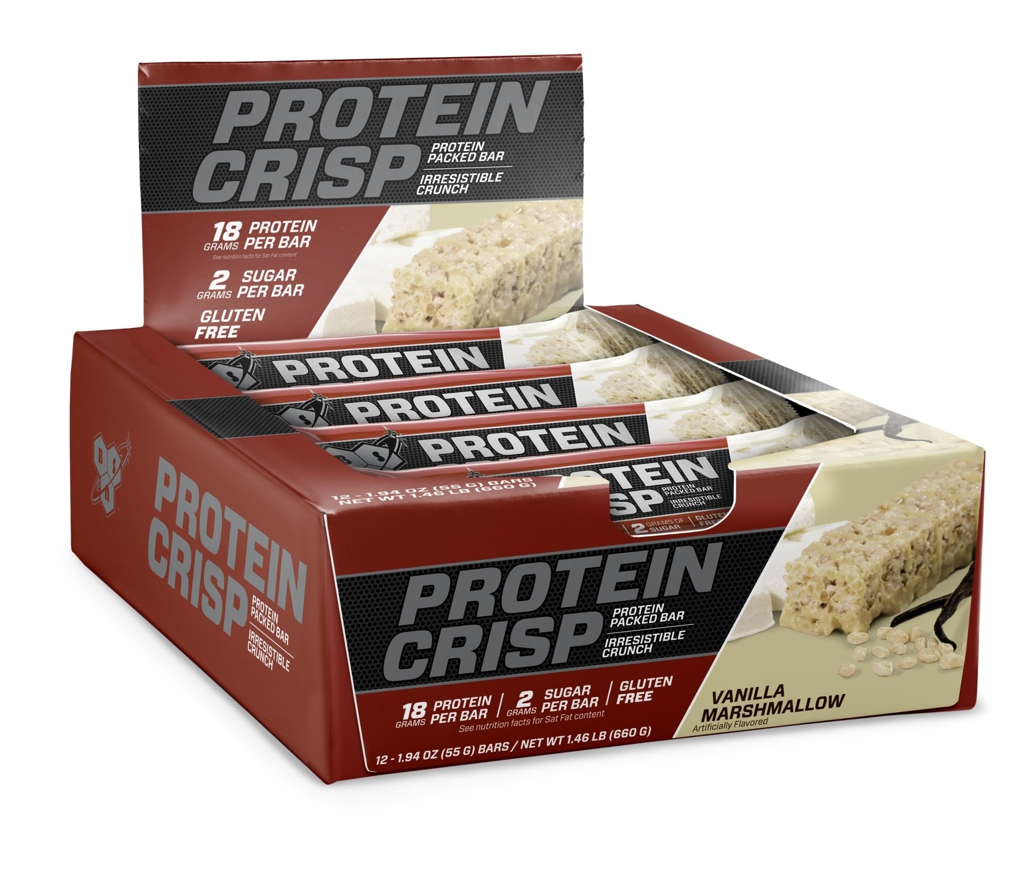 Bsn Protein Crisp Protein Bar - Pack of 12
