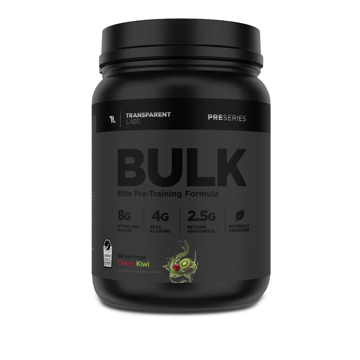 Transparent Labs Bulk Black Elite Pre Workout- 30 Servings