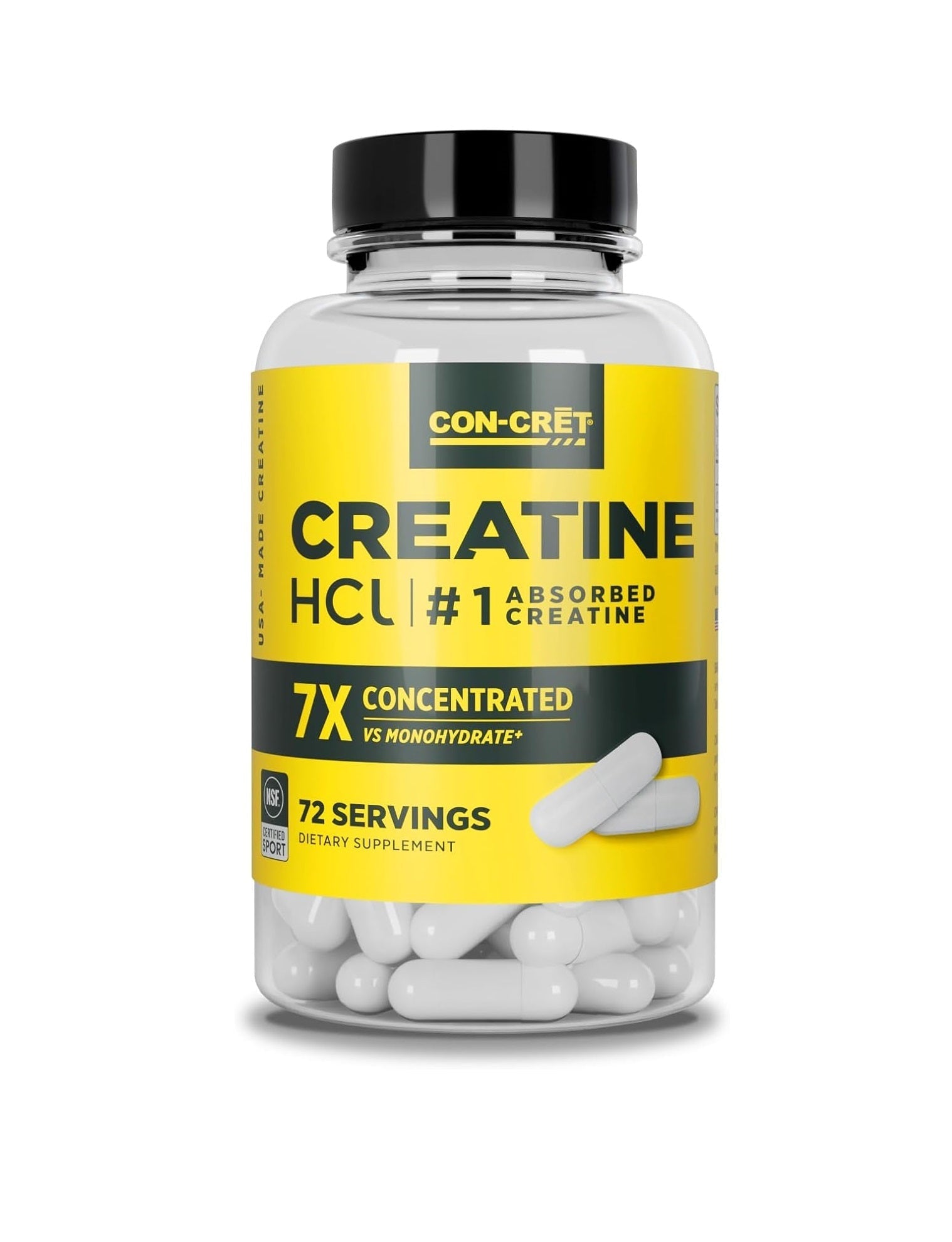 Con-Cret Creatine HCL 72 Caps