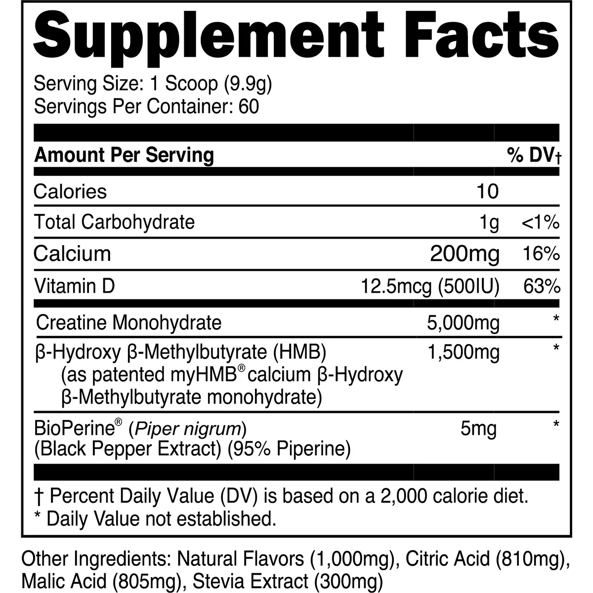 Transparent labs Creatine HMB