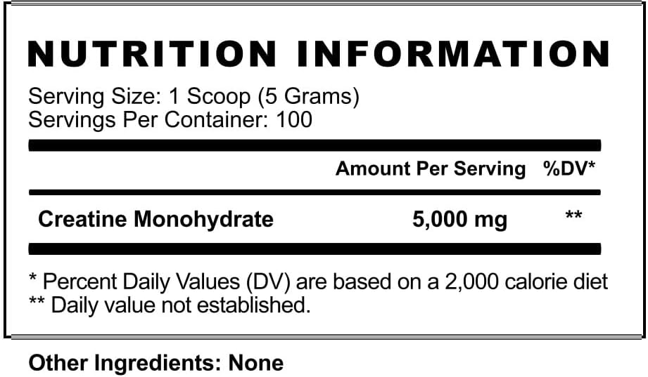 Creatine Unflavoured