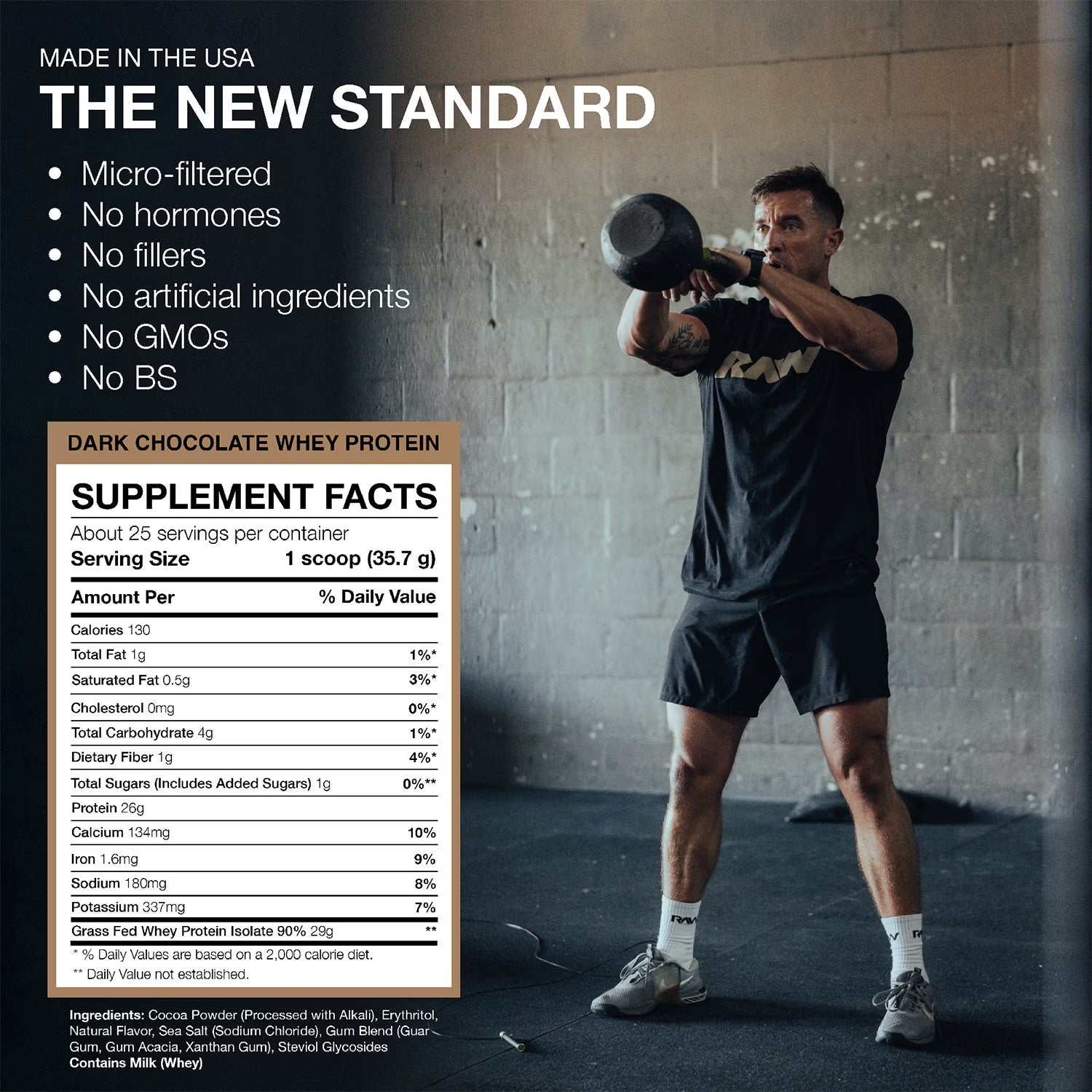 Raw Nutrition Grass Fed Whey Isolate Protein 2 Lbs