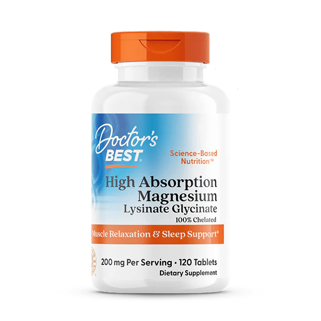 Doctor's Best High Absorption Magnesium, 200 mg Per Serving