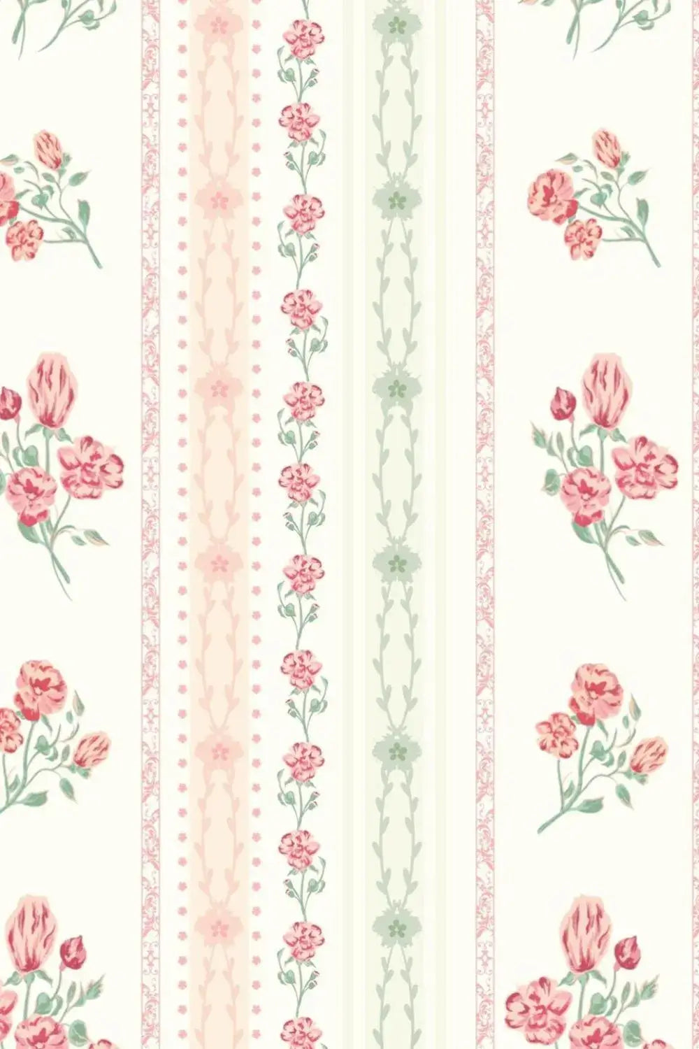 Floral Printed Button Up Short Sleeve Top and Shorts Lounge Set featuring a delicate floral pattern with pink and green stripes.