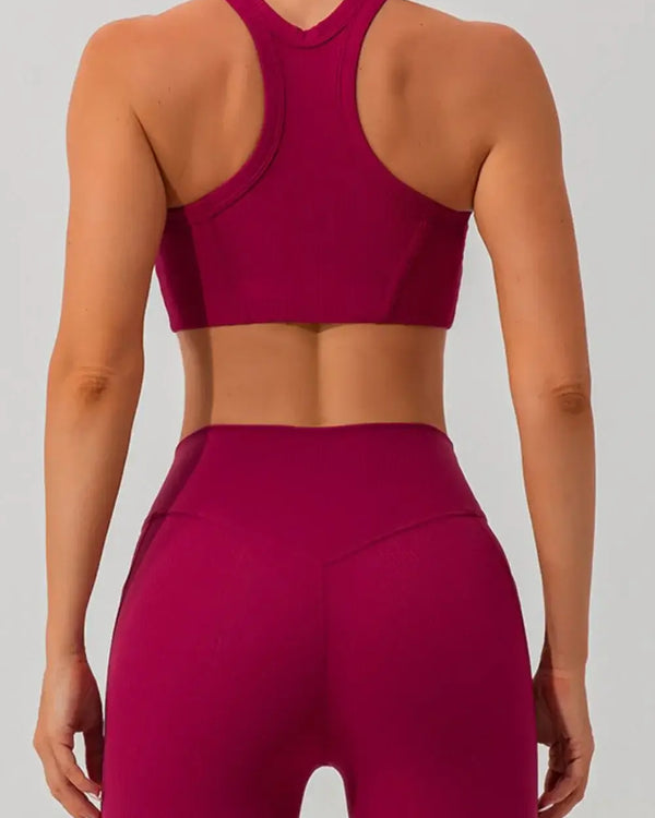 Round Neck Racerback Active Tank