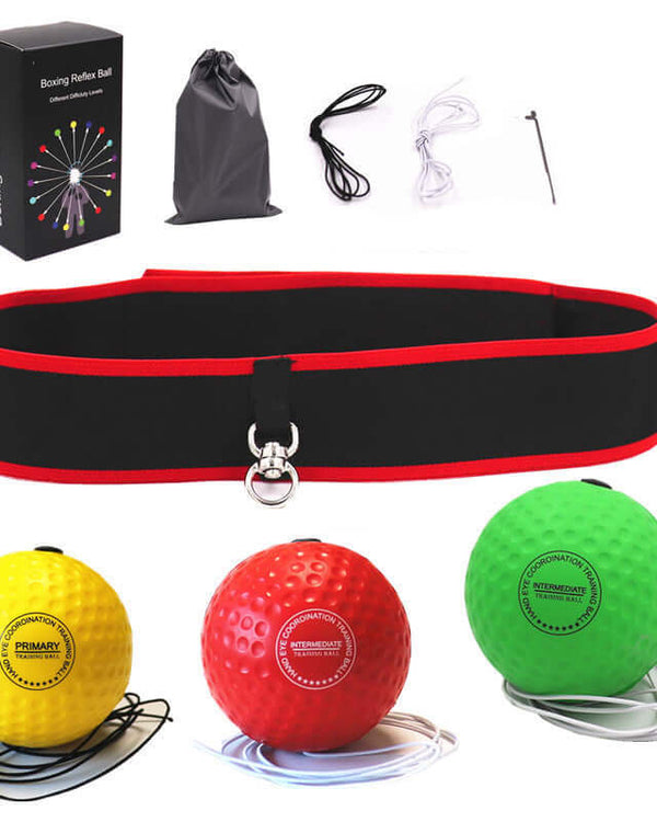 Boxing Reaction Ball Head-mounted Adjustable PU Fitness Equipment