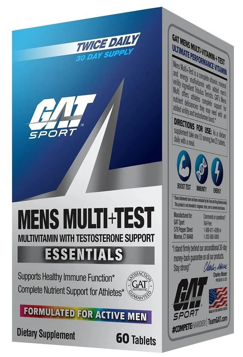 Gat Mens Multi + Test - 60 Tabs