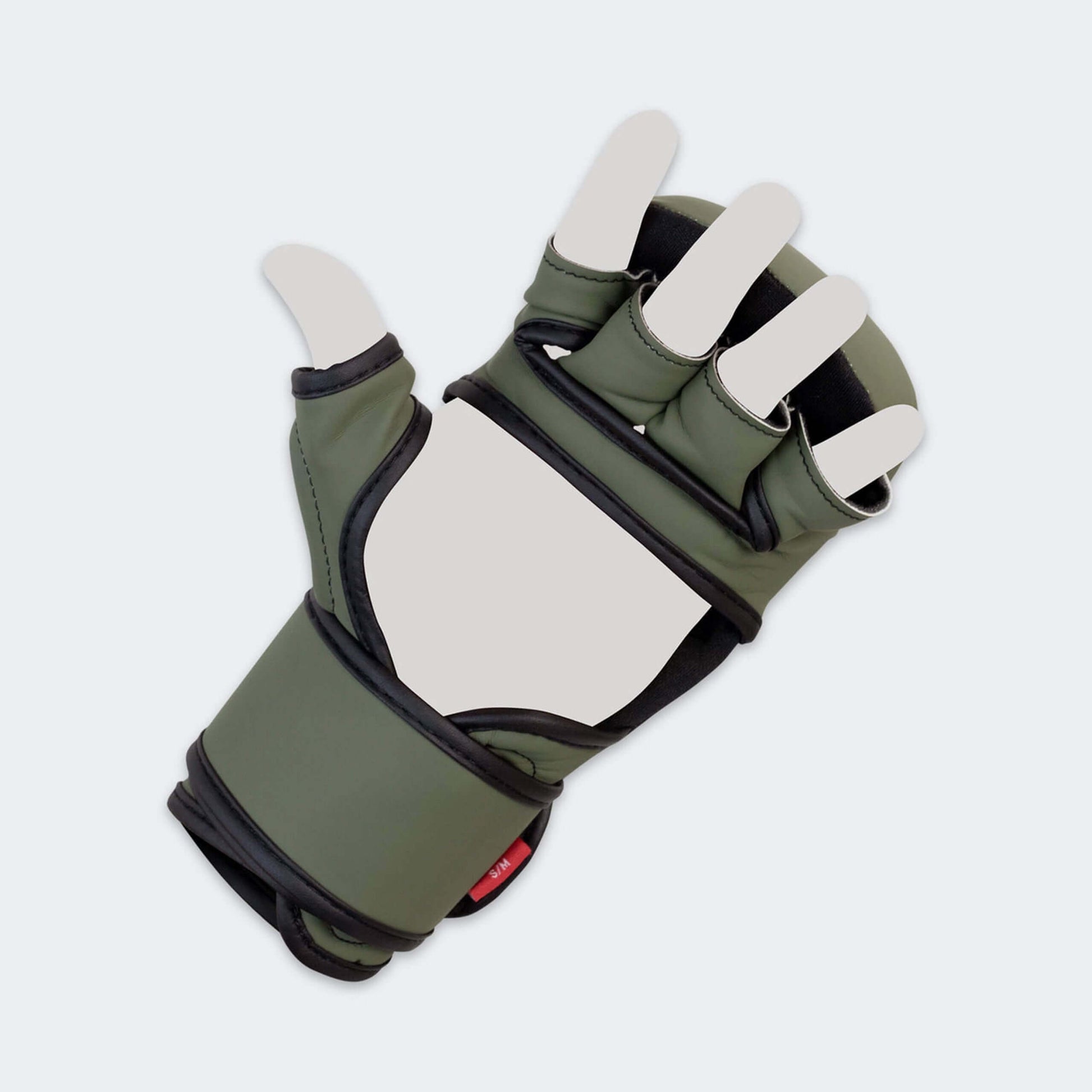 MMA SPAR GLOVES BY COMBAT CORNER, green training gloves designed for safe sparring and effective MMA training.