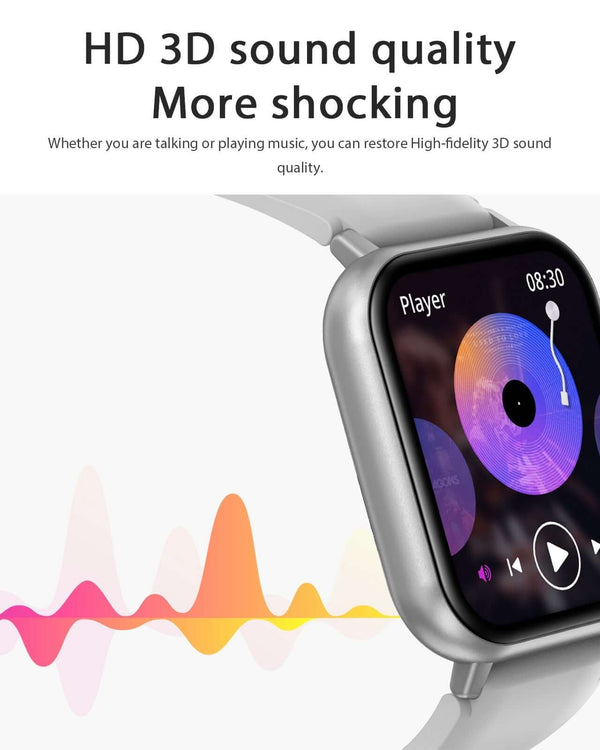 Smart Watch 1.83" IP67 Waterproof Fitness Tracker with Heart