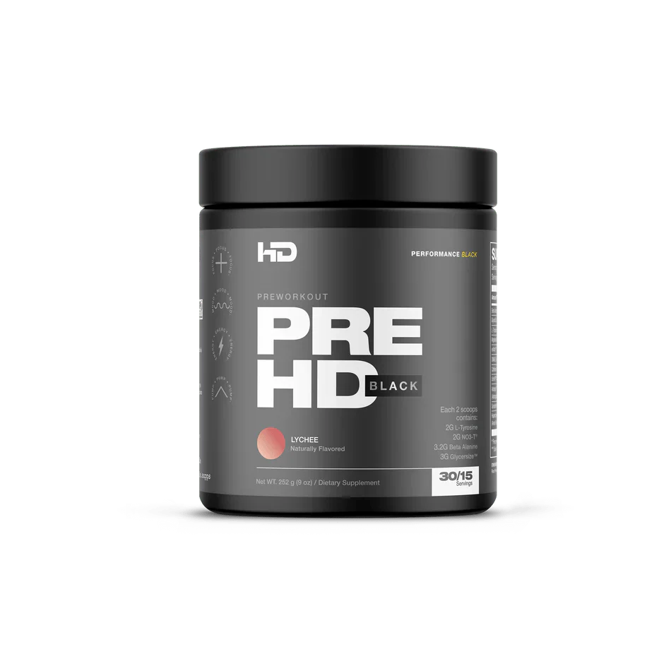 HD Muscle Pre HD Black Pre Workout
