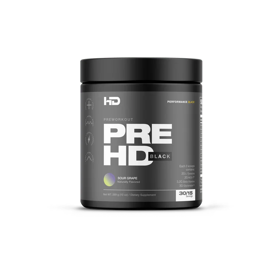HD Muscle Pre HD Black Pre Workout