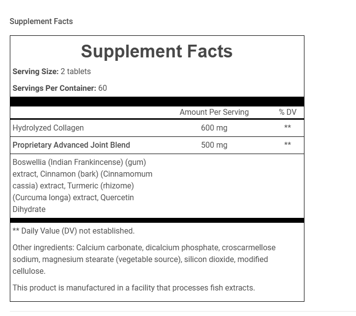 Joint Collagen+ 120 tabs