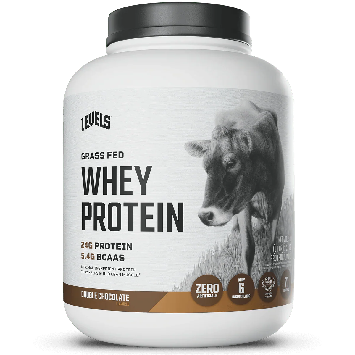 Levels Grass Fed Whey Protein 5 Lbs (Chocolate)