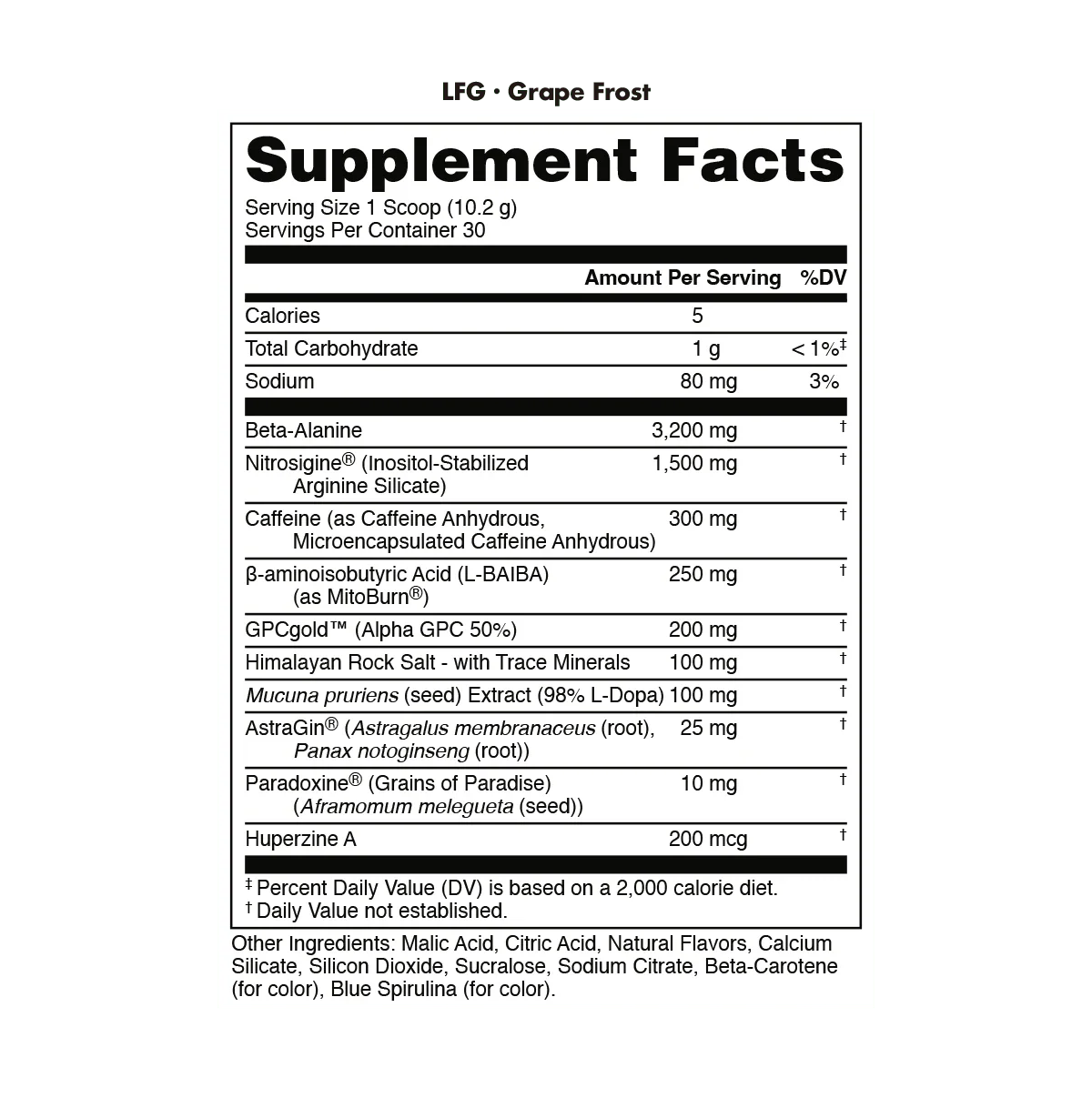 Bucked Up LFG Burn Thermogenic Pre-Workout