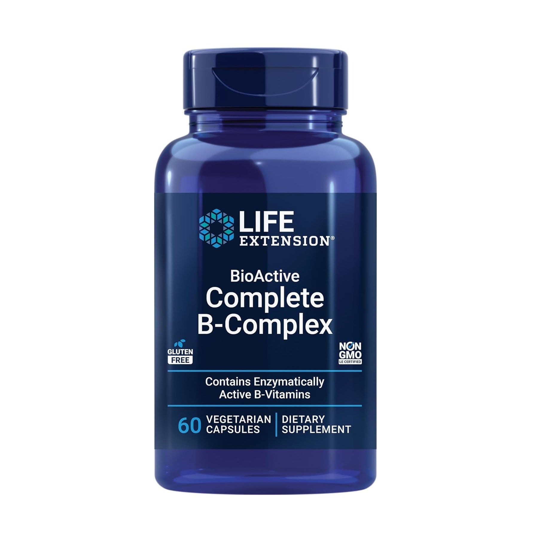 Life Extension Bio Active Complete B-Complex- 60 Veg Caps