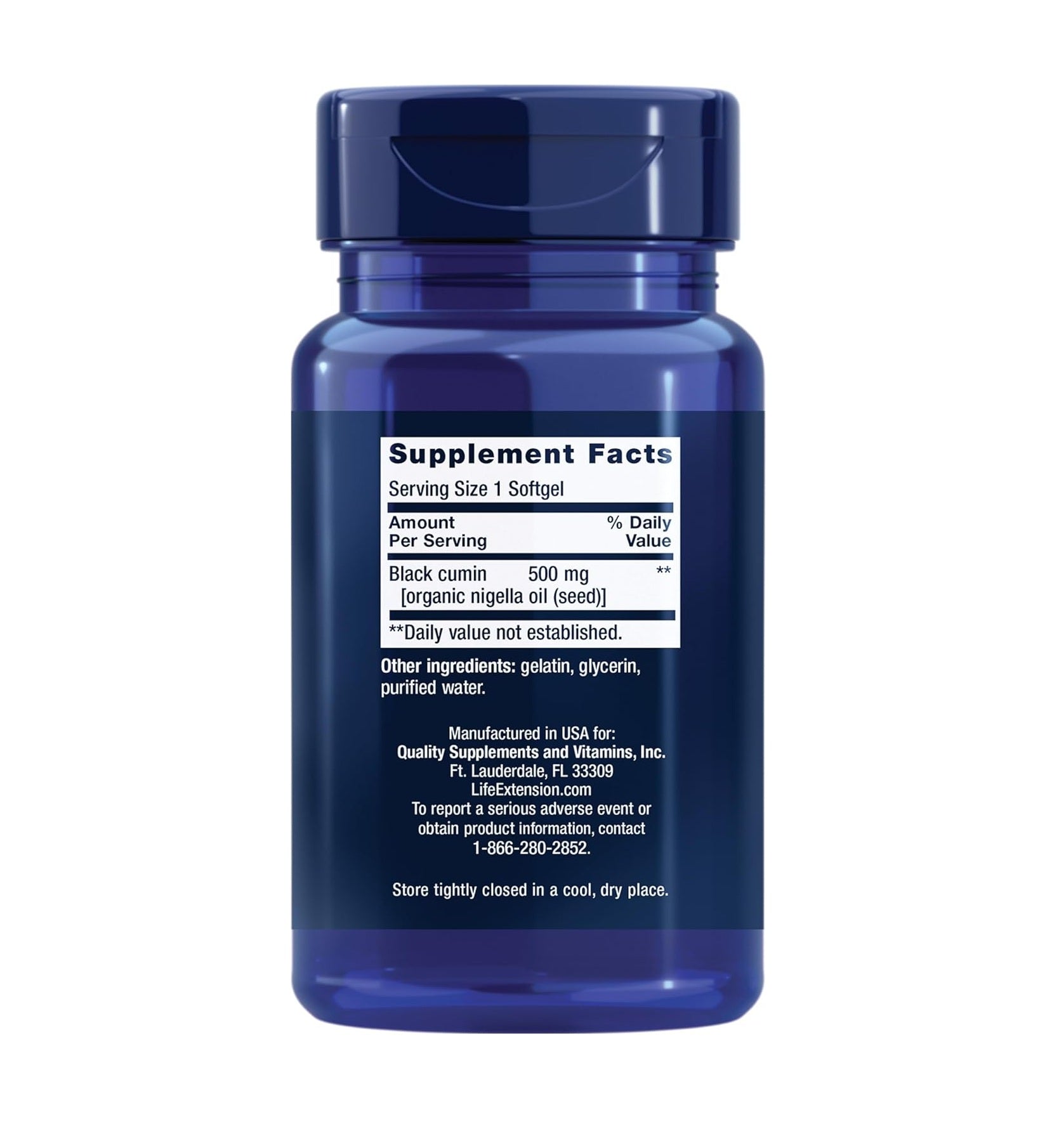 Life Extension Black Cumin Seed Oil