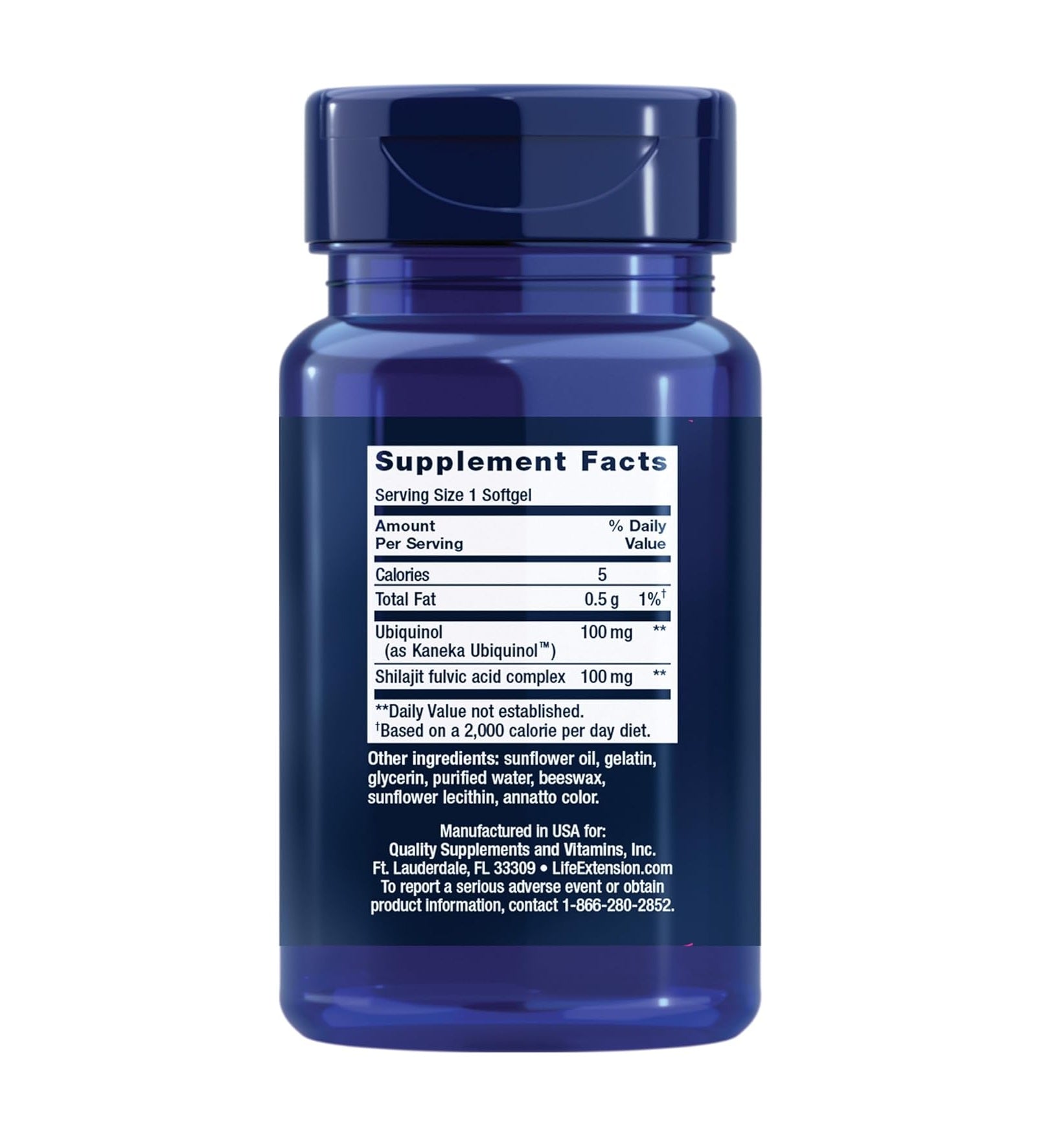 Life Extension Super Ubiquinol CoQ10 with Enhanced Mitochondrial Support