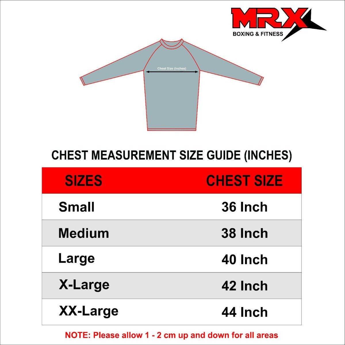 MRX Men's Compression Workout Rash Guard Top