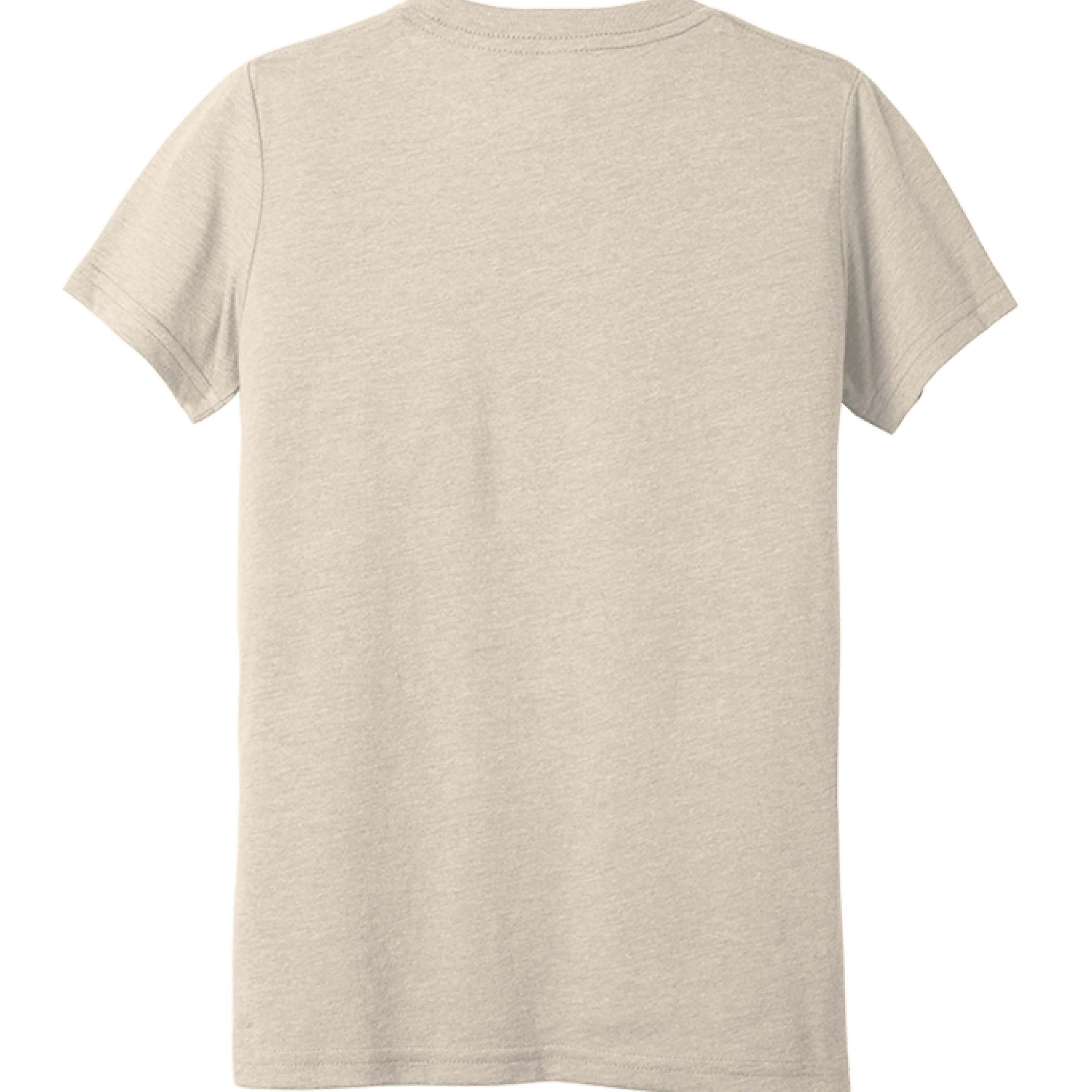 Solid Natural Triblend - BACK