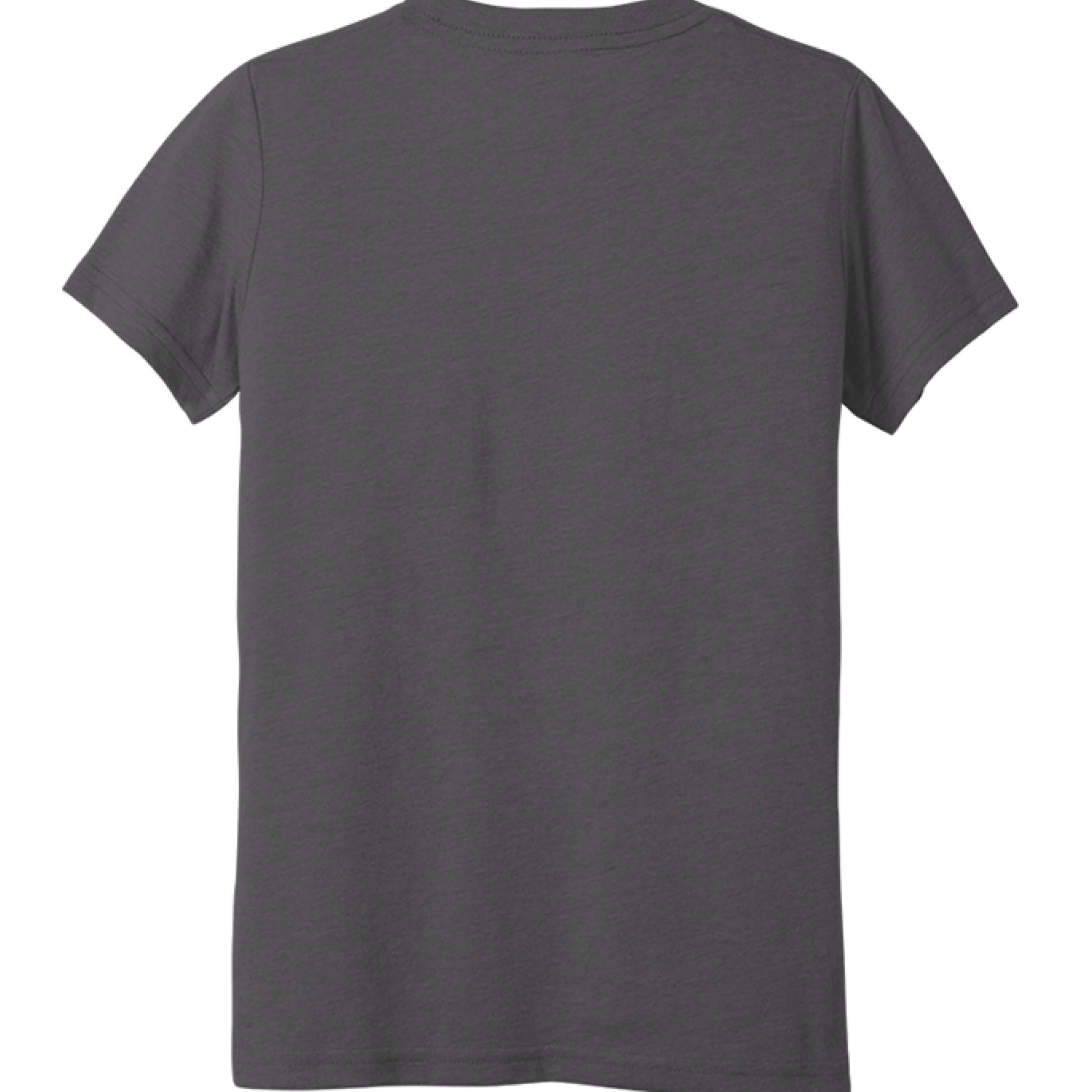 Solid Dark Grey Triblend - BACK