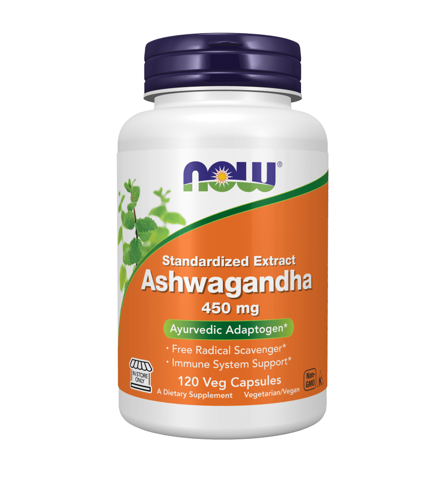 Now Ashwagandha Standardized Extract 450mg