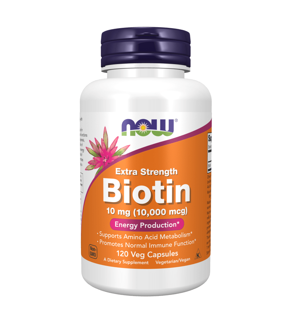 Now Biotin 10mg (120 Capsules)