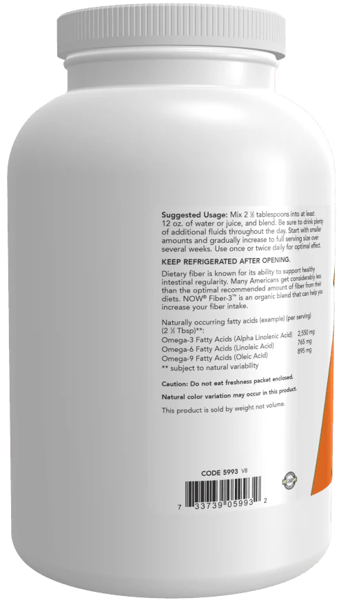 Now Certified Organic Fiber -3 - 16oz