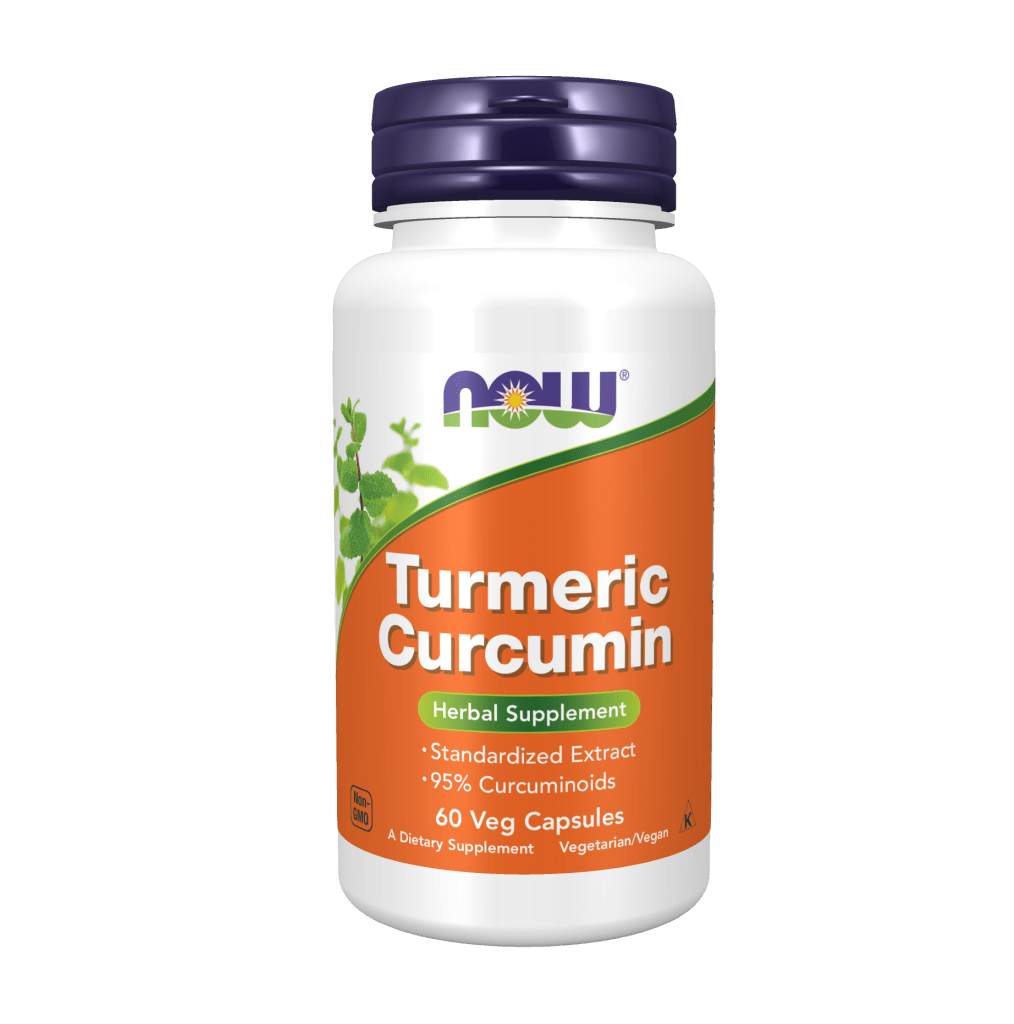 Now Turmeric Curcumin 60 Veg Capsules