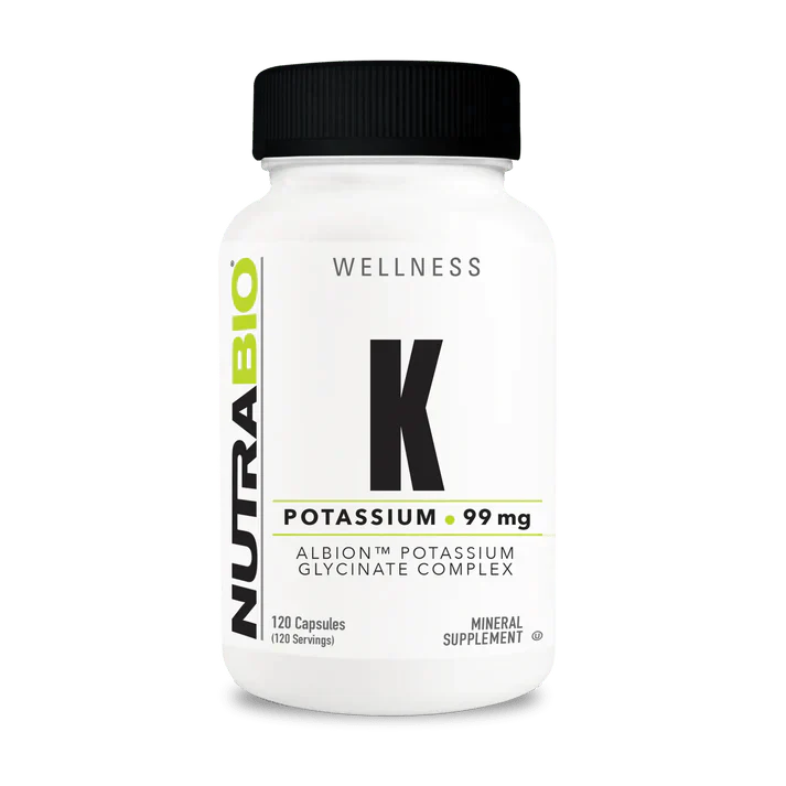 Nutrabio K - Potassium 99mg 120 Caps