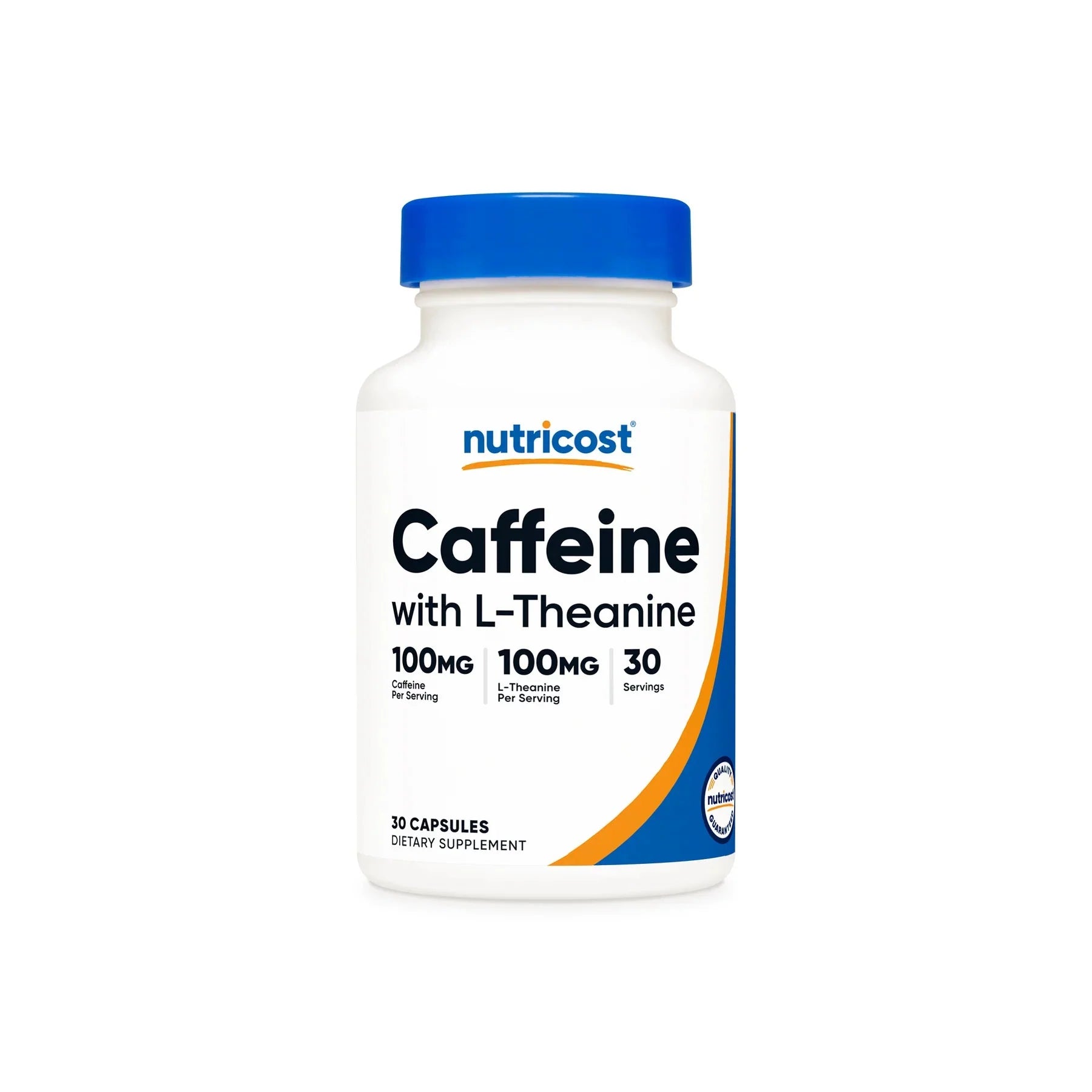 Nutricost Caffeine + L-Theanine - 30 Capsules
