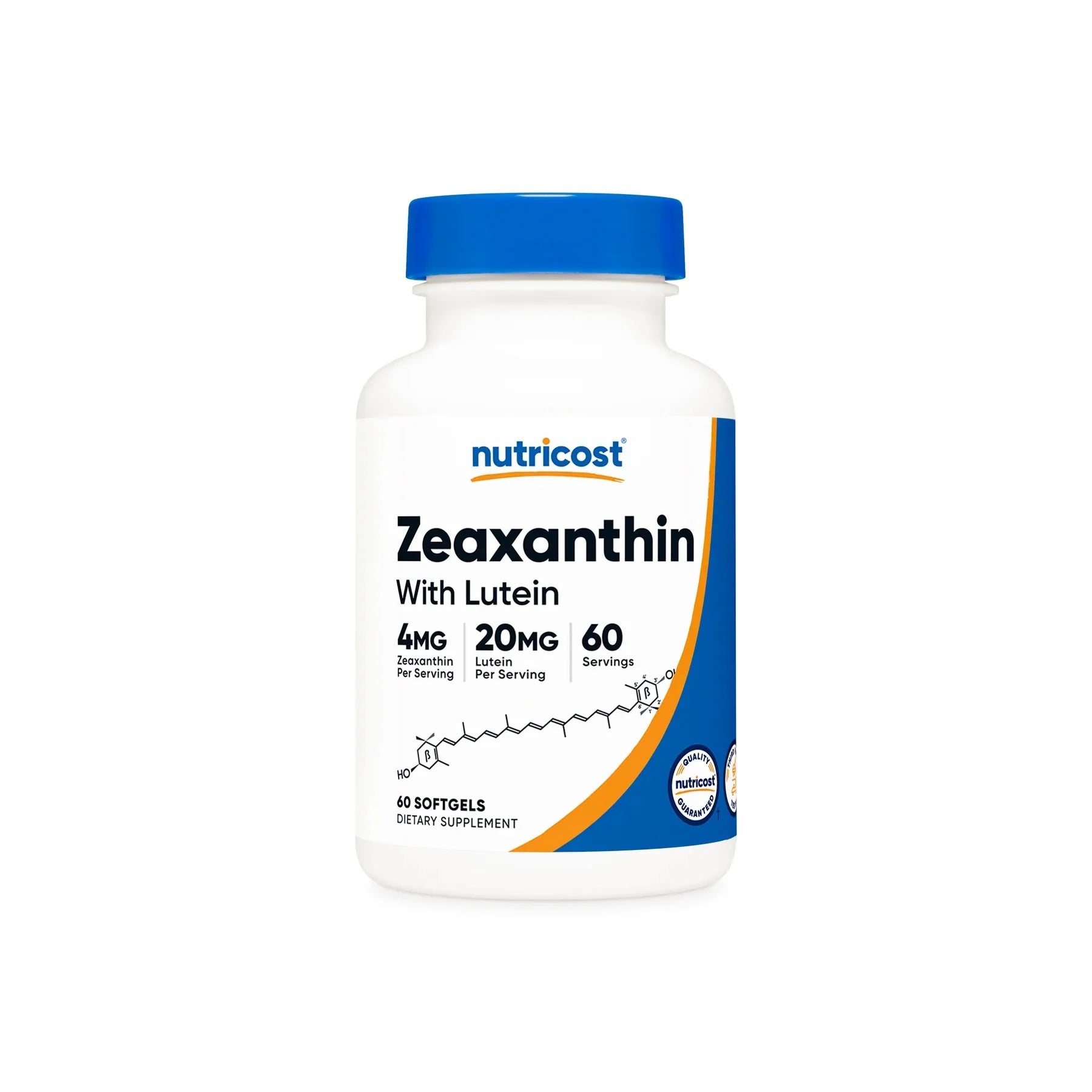 Nutricost Zeaxanthin (with Lutein) -60 Softgels