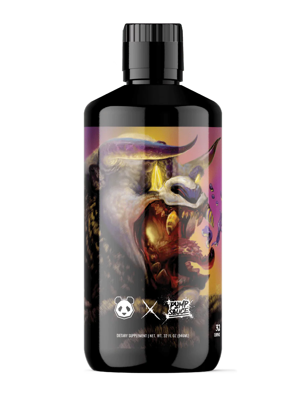 Panda Supps X Pump Sauce Collaboration Liquid Pre Workout - PANDA SAUCE
