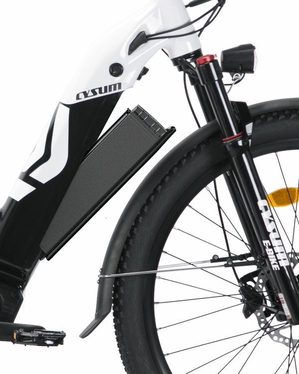 CYSUM Panda aluminum city ebike for women - 27.5 inch tire, 500 watt, top speed 25km/h