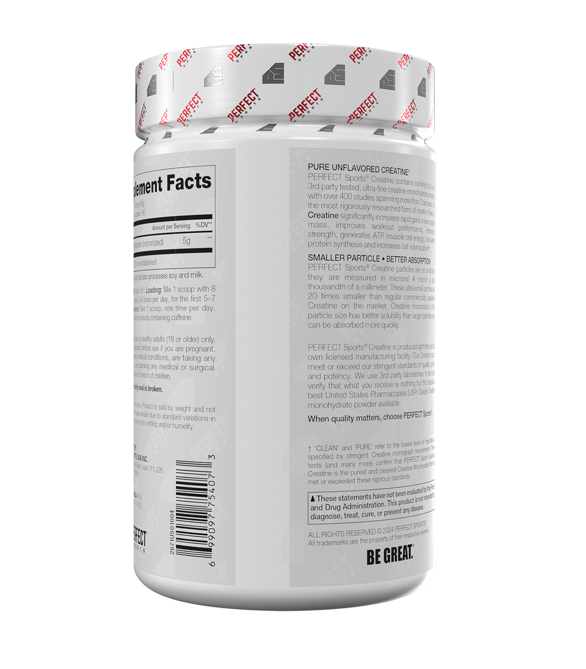 Perfect Sports Essential Creatine 80 Servings