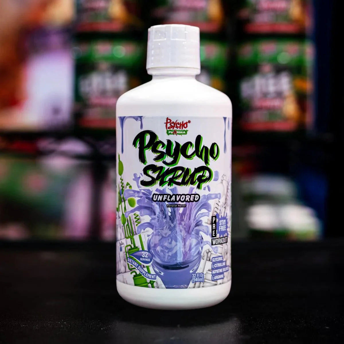 Psycho Syrup Stim Free Pre Workout - Unflavored