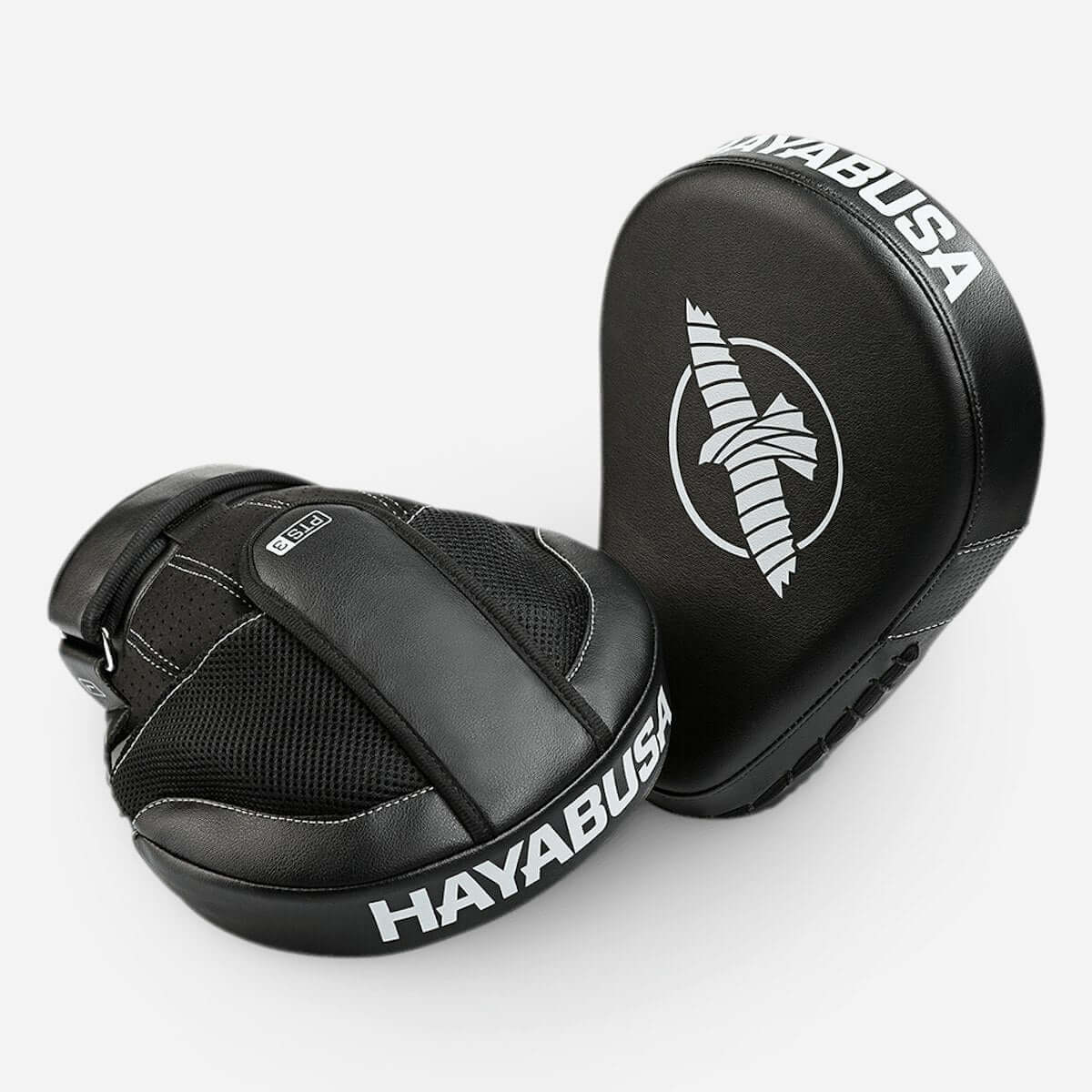 Hayabusa PTS3 Focus Mitts designed for training with a teardrop shape to prevent wrist torque.