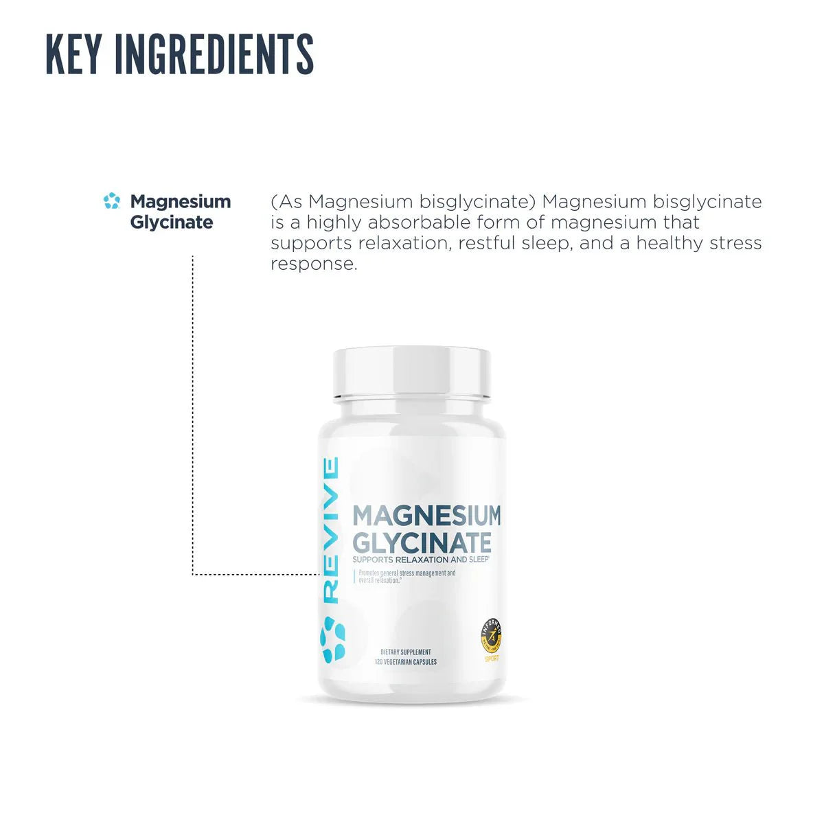 Revive Magnesium Glycinate -120 Caps