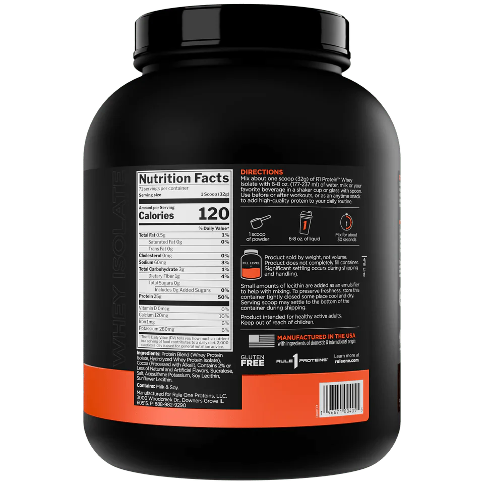 Rule 1 Whey Protein Isolate