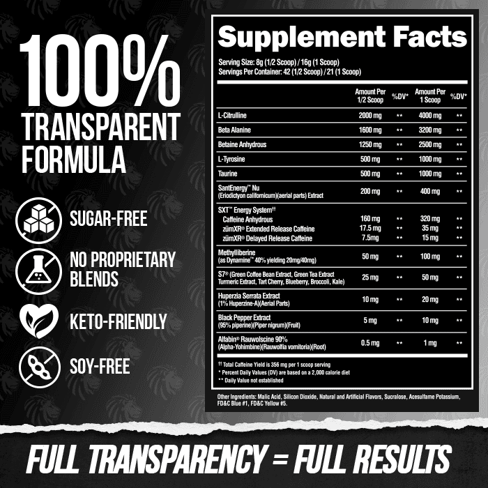 Alpha Lion Super Human Extreme Pre - 21 Servings