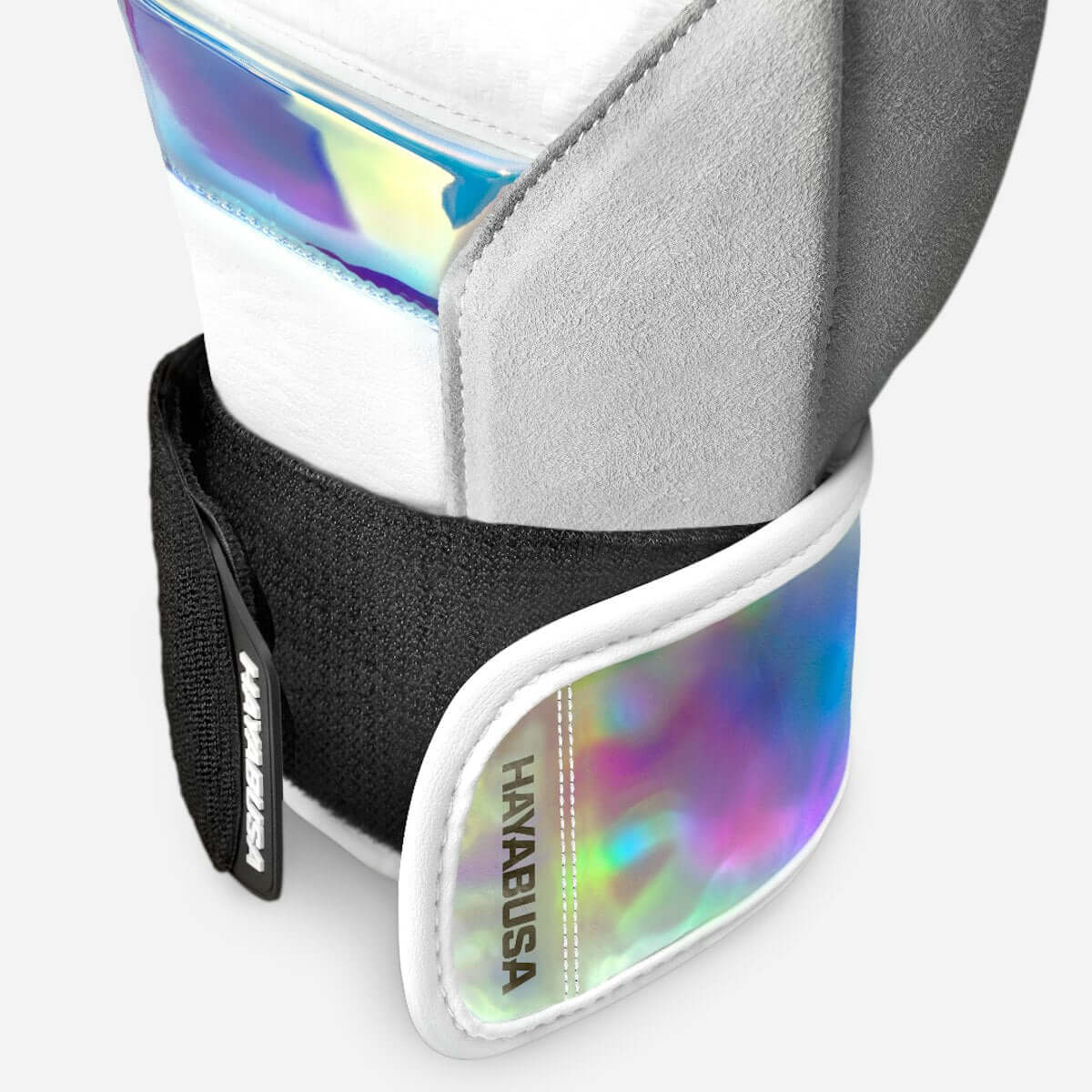 Close-up of the wrist strap on Hayabusa T3 Performance Boxing Gloves showcasing its ergonomic design and secure fit.