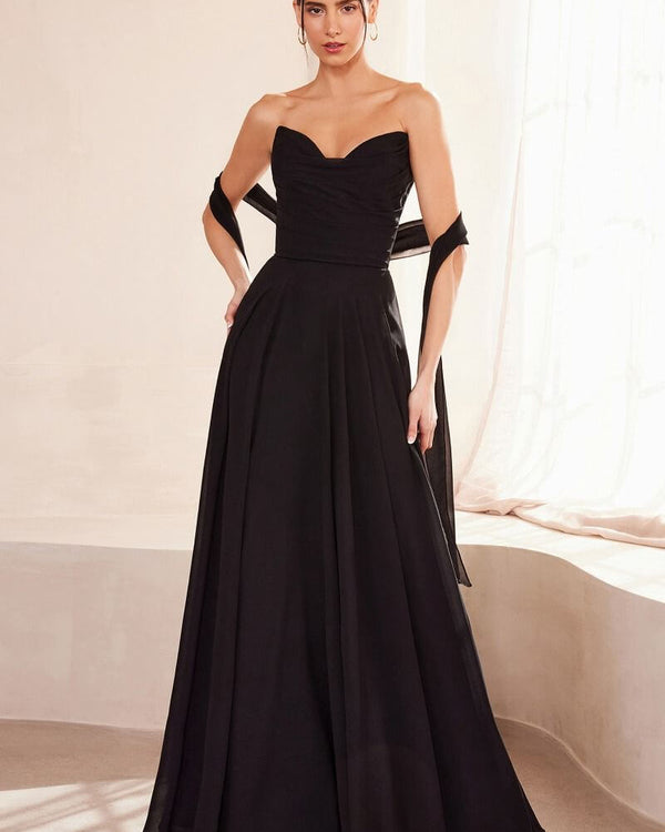 Strapless sweetheart A-line Prom Dress