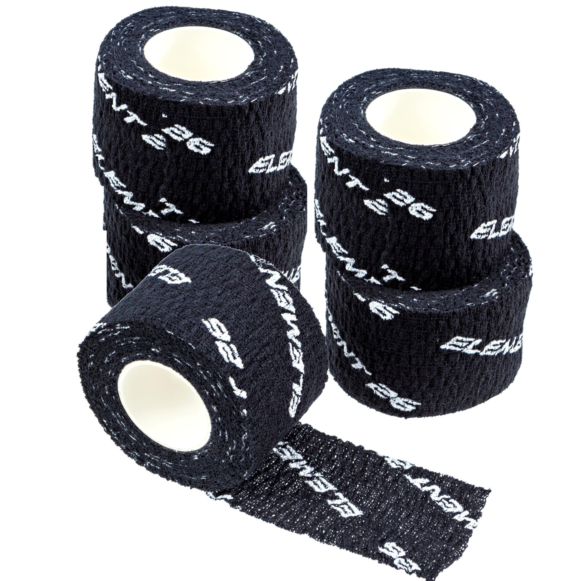Weightlifting Tape rolls in black by Element 26 for a sweat-proof grip during workouts.