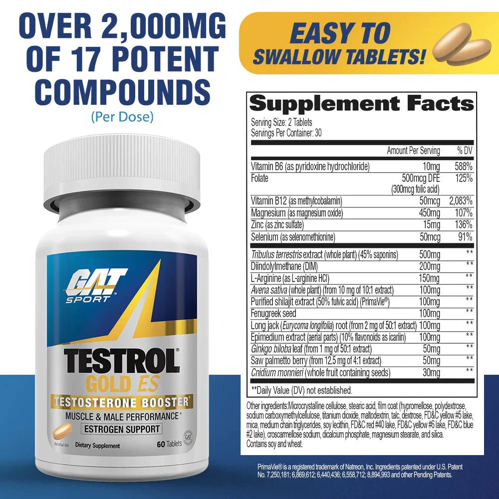 Testrol Gold ES - 60 Tabs