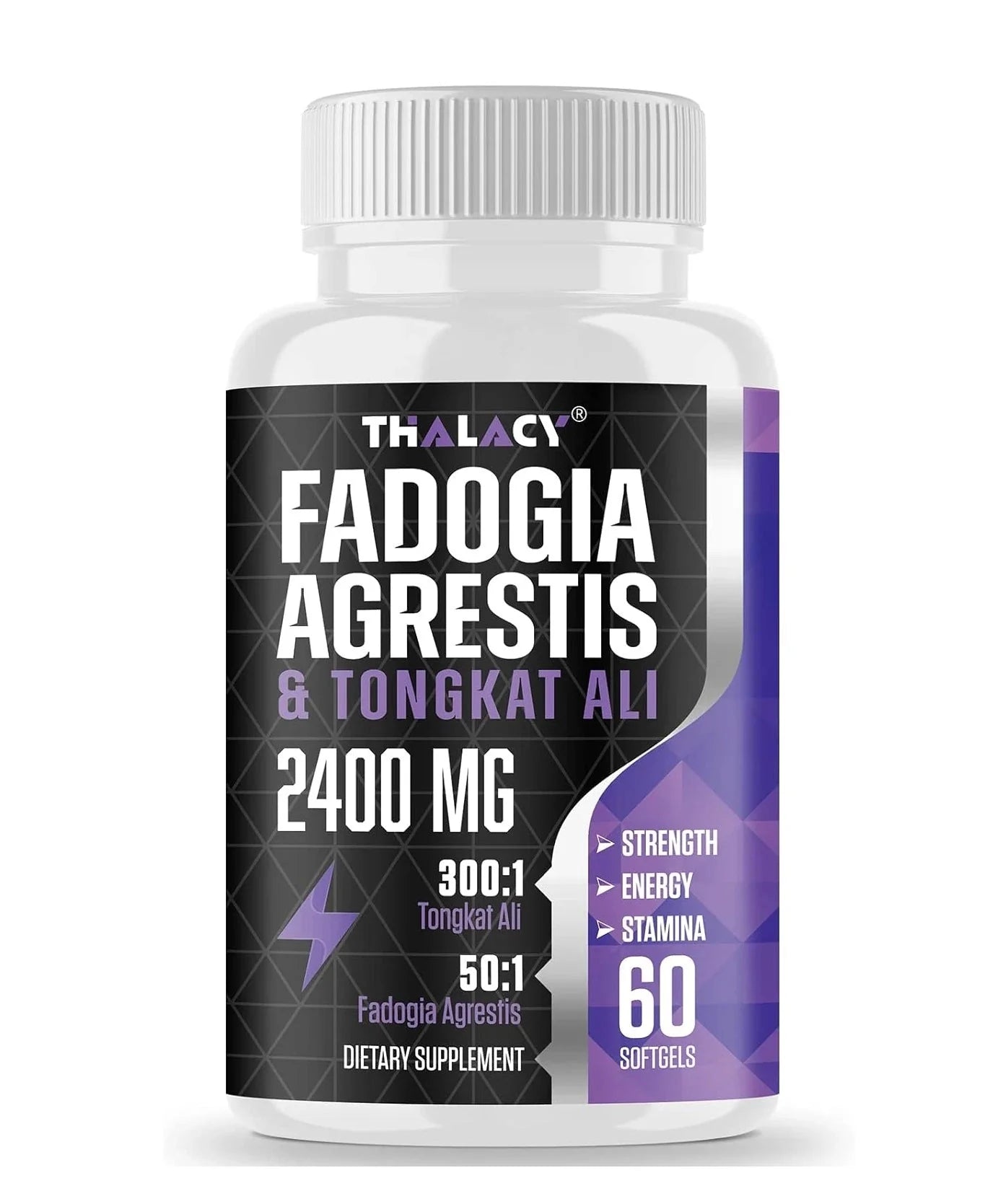 Thalacy 2400mg Fadogia Agrestis Tongkat Ali Supplement