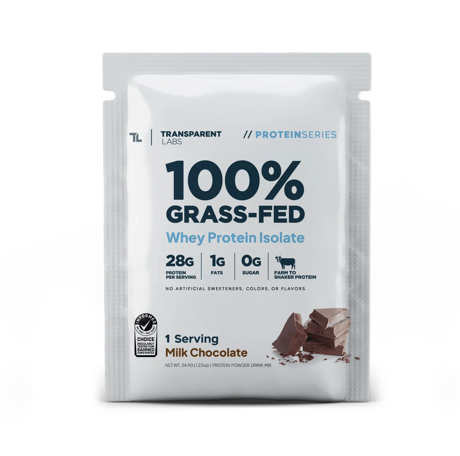 Transparent Labs 100% Grass Fed Whey Isolate - 5 Servings (Variety Pack)